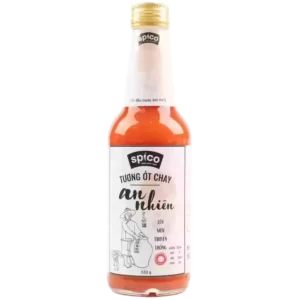 Tương Ớt Chay An Nhiên (Không Tỏi) Spico – Chai 330g